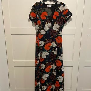 Gorgeous navy and floral dress